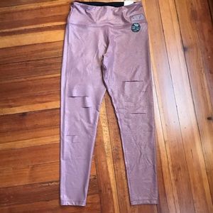 Pink Victoria’s Secret high waist legging